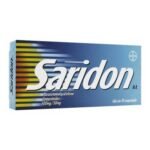 Saridon is an analgesic and antipyretic drug specific for the symptomatic treatment of acute painful states such as headaches, toothaches, neuralgia, menstrual pains and febrile states.