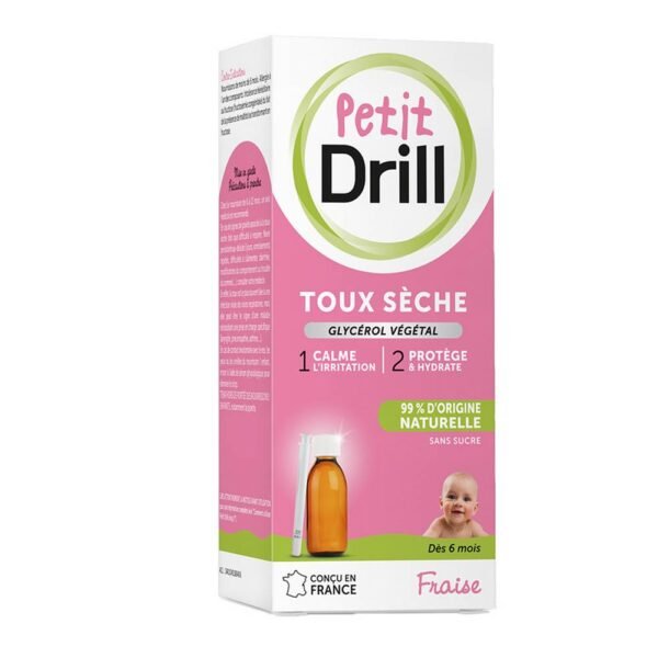 Small Drill Syrup Dry Cough Child - Infant 125ml is indicated to soothe the irritation associated with dry cough in infants from the age of 3 months and children up to the age of 6 years. It is composed of Glycerol dosed at 0.75ml / 5ml, in order to form a protective barrier, to soften and hydrate the throat to relieve dry cough due to irritation, and to protect the throat from external aggressions (pollution, smoke.).