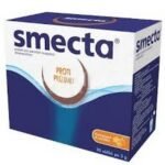 Smecta is a natural purified clay with a high binding capacity, which is able to bind with the mucus of the mucous membrane of the digestive tract and thus increases its quality and quantity. In this way, it protects the mucosa against infection and harmful substances and enables faster healing.