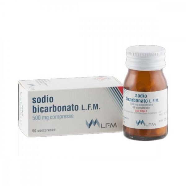 Sodium Bicarbonate LFM 500mg 50 Tablets