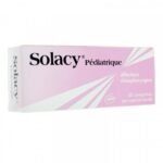 SOLACY PEDIATRIQUE 60 tablets for oral solution. Solacy pediatric is indicated for the supportive symptomatic treatment of nasopharyngeal disorders in children over 6 months of age.