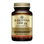 Solgar D-Biotin 1000 &micro;g - dietary supplement containing B group vitamin - biotin. The product is intended for adults. Pregnant women, nursing mothers and people taking medication or ill people should consult a doctor before taking.