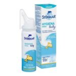 The medical device Sterimar Baby is a hypertonic nasal spray, additionally enriched with copper. The hypertonic solution has higher salt concentrations than in the cells of the body, which allows for natural clearing of the stuffy nose (osmotic effect).