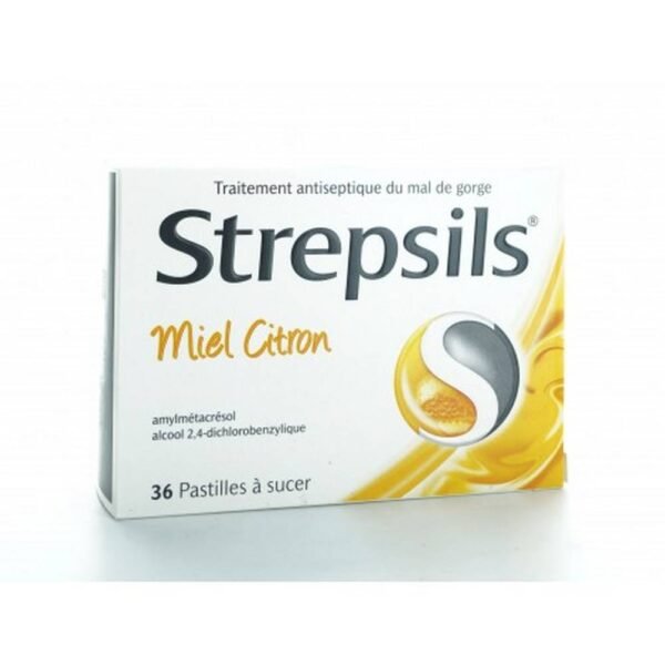 STREPSILS HONEY LEMON 36 PASTILLES: This medication is indicated in cases of mild sore throat and without fever as well as canker sores, small mouth sores.