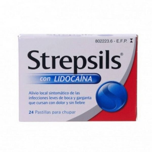 STREPSILS LIDOCAINE 24 PASTILLES: Strepsils lidocaine lozenges contain a local anesthetic and two local antiseptics. They are indicated for mild sore throat without fever, canker sores and small mouth sores.