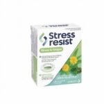 Stress Resist 30 Tablets is a food supplement composed of marine magnesium, vitamins B6, B9 and B12, Rhodiola Rosea and Green tea, acting both against stress and fatigue.