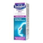 Sudafed Xylospray DEX is a nasal spray medicine mainly used to reduce swelling and heal mucosal damage. Sudafed Xylospray DEX contains 2 active substances: xylometazoline hydrochloride, which causes rapid constriction of the blood vessels in the nose, while dexpanthenol protects and shortens the wound healing time.