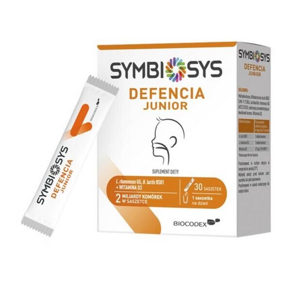 Symbiosys Defencia - пищевая добавка, содержащая микроорганизмы, помогающие поддерживать баланс кишечной флоры. Продукт предназначен для детей от 3 лет.