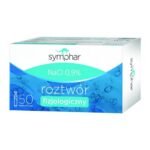 The Symphar medical device is a sterile, physiological sodium chloride solution.