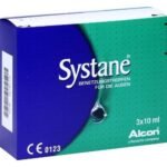 SYSTANE contains a unique composition of gel and moisturizing components. As soon as these active ingredients contained in SYSTANE come into contact with the natural tear fluid, a mucin-like protective film is created, which is distributed over the surface of the eye when you blink.