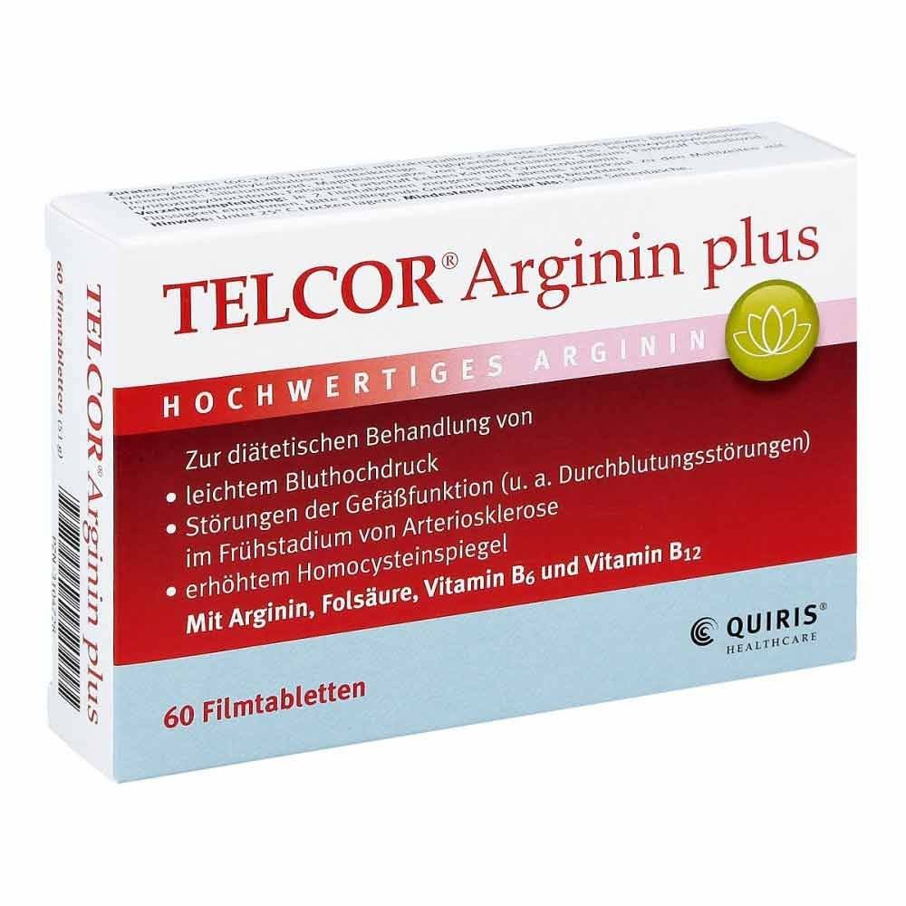 telcor-arginine-plus-film-coated-tablets-60 Telcor arginine plus film-coated tablets, 60 - Image 1