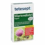 Tetesept milk thistle capsules (pack size: 24 pcs) contain an extract from milk thistle fruits