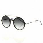 Tommy Hilfiger sunglasses 1644 807 50 9O. Colour: glossy black front, gold and dark blue arches.