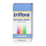 Triflora - a dietary supplement containing live lactic acid bacteria cultures.