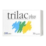Trilac is a capsule drug containing 3 strains of probiotic bacteria: Lactobacillus acidophilus, Lactobacillus delbrueckii, Bifidobacterium lactis. Trilac creates favorable conditions in the digestive tract for the development of a normal intestinal flora and prevents the settlement and growth of pathogenic microorganisms. The medicinal product is used after antibiotic treatment and to prevent travelers' diarrhea.