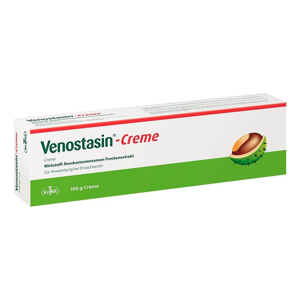 venostasin 100 g Облегчение симптомов судорог, зуда и отеков ног.