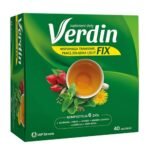 Verdin fix with black tea - a dietary supplement containing a composition of 6 herbs combined with black tea. The product is intended for adults.