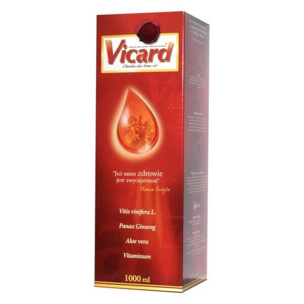 Vicard - a dietary supplement containing natural plant extracts and vitamins. Intended for adults who care about proper blood pressure, metabolism and healthy skin.