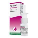 Vividrin Azelastine 1 mg / ml nasal spray solution treats hay fever and acute flare-ups of allergic rhinitis.