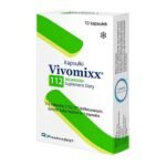 Vivomixx 112 - a dietary supplement containing a lyophilisate of live probiotic bacteria cultures. The preparation is intended for infants, children and adults.