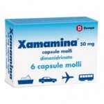 Xamamina is an anti-emetic and anti-nausea drug that helps fight phenomena such as sea, plane, car and train sickness.