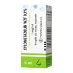 Xylometazoline (WZF) 0.1% is a medicinal product for adults and children over 12 years of age, soothes runny nose and reduces the amount of secretions. Xylometazoline (WZF) 0.1% when applied to the nasal mucosa causes narrowing of blood vessels, reduces swelling and congestion of the membranes nasopharyngeal mucosa, reduces the amount of secretions