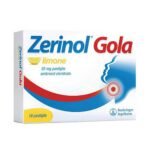 Zerinol Throat со вкусом лимона - это таблетки, которые принимают для симптоматического лечения острой боли и ангины.