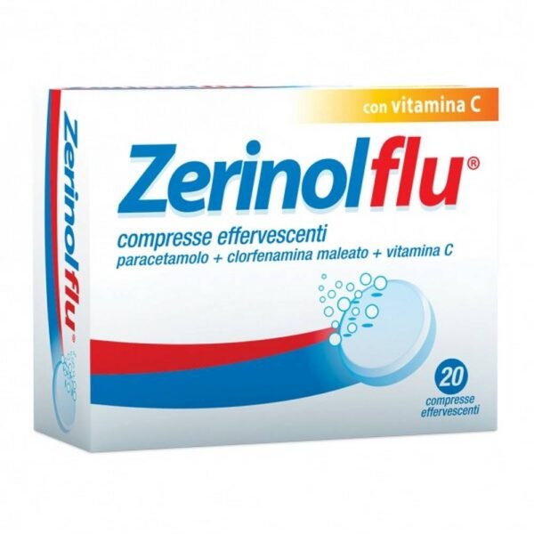 Zerinolflu is an over-the-counter analgesic and antipyretic drug ideal for treating flu and cold symptoms in adults.