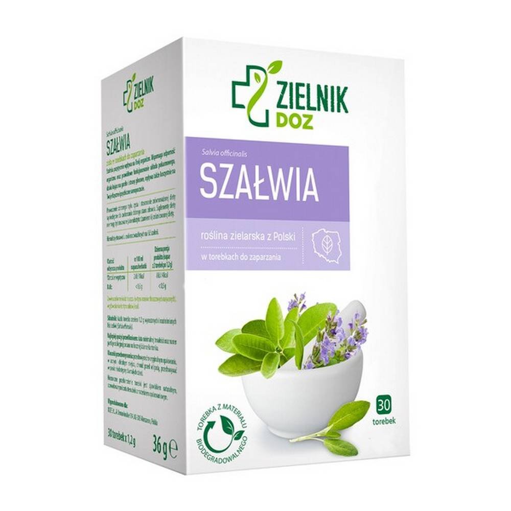 zielnik doz sage brewing herbs 12 g 30 sachets NETTLE - herbs to be brewed in bags.