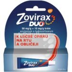 The uniqueness of ZOVIRAX DUO cream lies in the combination of two active ingredients: 5% aciclovir, a proven antiviral agent that stops the replication of the herpes virus, and 1% hydrocortisone, which acts against redness and swelling.
