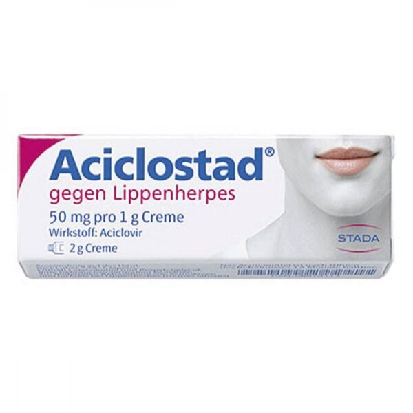 For the treatment of herpes in the lip area