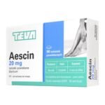 Aescin is a drug with anti-swelling and anti-inflammatory properties, as well as improving the tension of blood vessels.