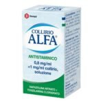 Eye drops Alpha-Antihistamine, used in the treatment of conditions, allergic and inflammatory processes of the conjunctiva, lacrimation, sensation of a foreign body in the eye, increased sensitivity to light.