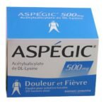 The aspégic 500mg is a pain reliever that soothes pain, and an antipyretic, reduces fever.