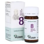 Biochemistry Pflüger No. 8 sodium phosphoricum D 6 is a biochemical functional agent from the Homeopathic Laboratory Alexander Pflüger GmbH & Co. KG. It was developed after the therapy by Dr. Schuessler.