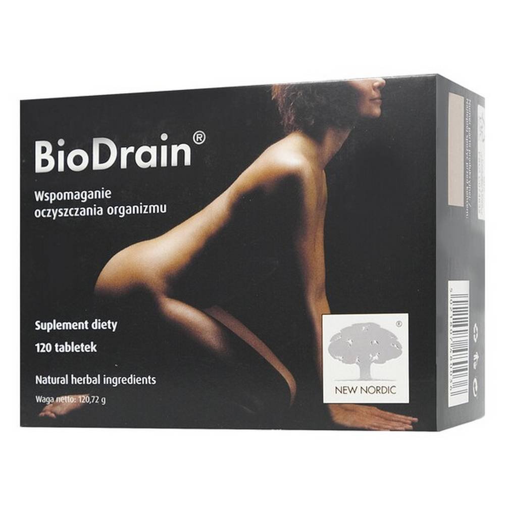 biodrain tablets 120 pcs BioDrain - a dietary supplement intended for adults.