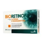 Bioretinof lutein with zeaxanthin - a dietary supplement containing ingredients supporting proper vision. The product is intended for adults. Vitamins C and E, riboflavin, zinc, copper and selenium help protect cells against oxidative stress