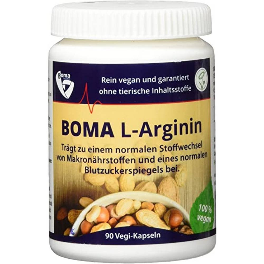 boma l arginine capsules 90 Vegan Nutritional Supplement.
