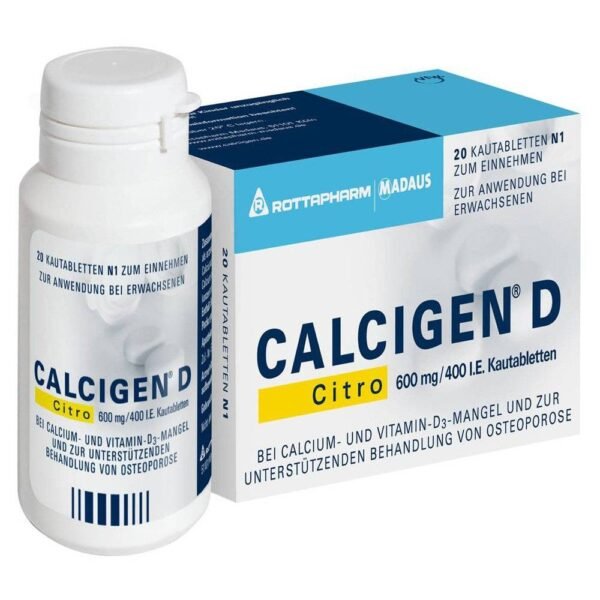 Compensation of combined Vitamin D and Calcium deficiency in elderly patients.