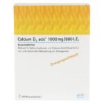 to support a specific osteoporosis treatment in patients with proven or a high risk of a simultaneous calcium - and vitamin D deficiency