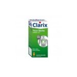 Clarix Dry Cough Child Syrup 150ml contains Pentoxyverine, an active cough that acts on the cough centers.