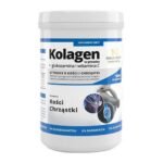 Collagen powder + glucosamine and vitamin C - a dietary supplement supporting the proper functioning of bones and cartilages