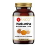 Curcumin, Kadzidłowiec and Ginger - a dietary supplement containing anti-inflammatory ingredients. The product is intended for adults. People taking medications should consult a physician before use.