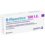 For the combined prevention of rickets and dental caries in infants and children in the first two years of life