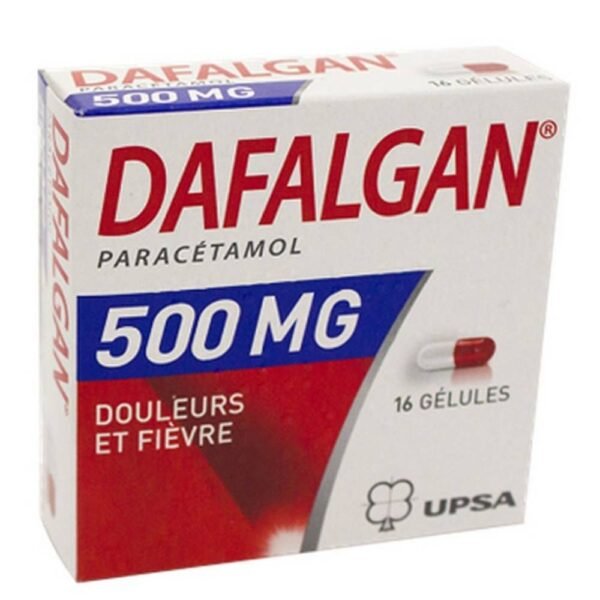DAFALGAN 500 mg capsule, easy to swallow, is indicated for the symptomatic treatment of mild to moderate pain and / or febrile conditions.