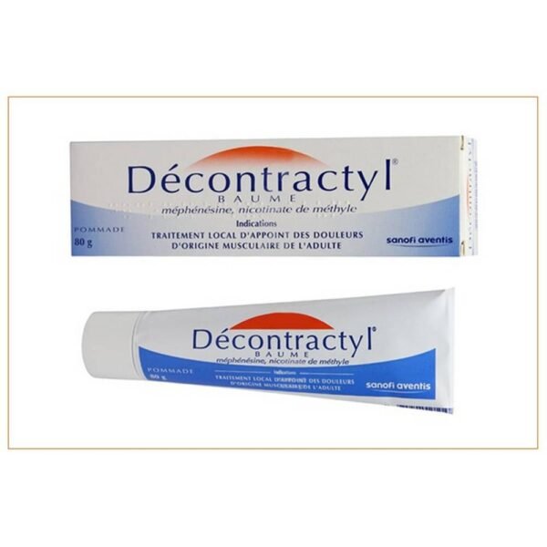 Décontractyl balm is a non-prescription drug indicated in the treatment of additional local pain of muscle origin, sold in the pharmacy, the price is free.