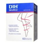 DIH Contraction - a dietary supplement containing ingredients that support the proper functioning of muscles, reduce the feeling of heavy legs and help people who work sitting or standing, as well as in vascular spider veins. Product for adults.