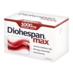 Diohespan max is a medicinal product in the form of tablets, which increases the tone of venous vessels and protects the vessels. Diohespan max is used for varicose veins, the feeling of heavy legs or night cramps and during severe symptoms of hemorrhoids.