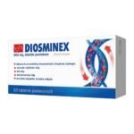 Diosminex is a medicine in the form of film-coated tablets, which is used to treat symptoms accompanying venous circulation failure in adults, such as leg pain, night cramps or a feeling of heavy legs. The medicinal product contains micronized diosmin, which increases the tone of the veins and protects the vessels.