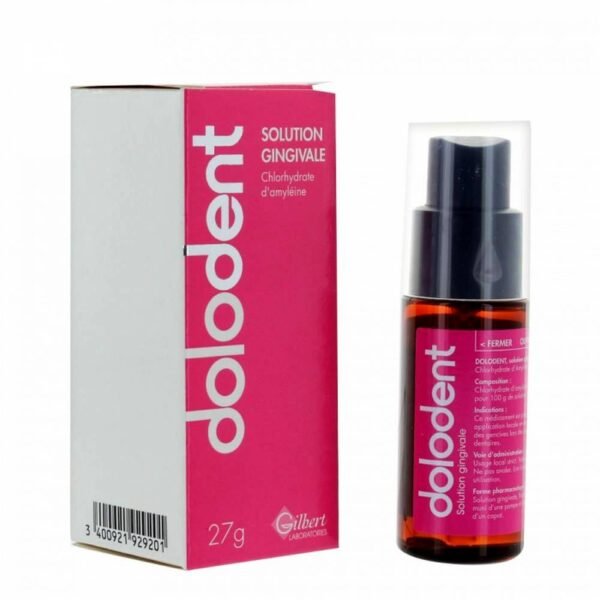 This medication is recommended for local application in the event of gum pain during teething.